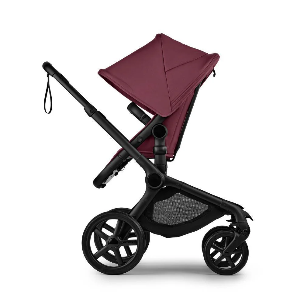 Carrinho Bugaboo Fox 5 Renew Completo Black/Dark Cherry - Image 5