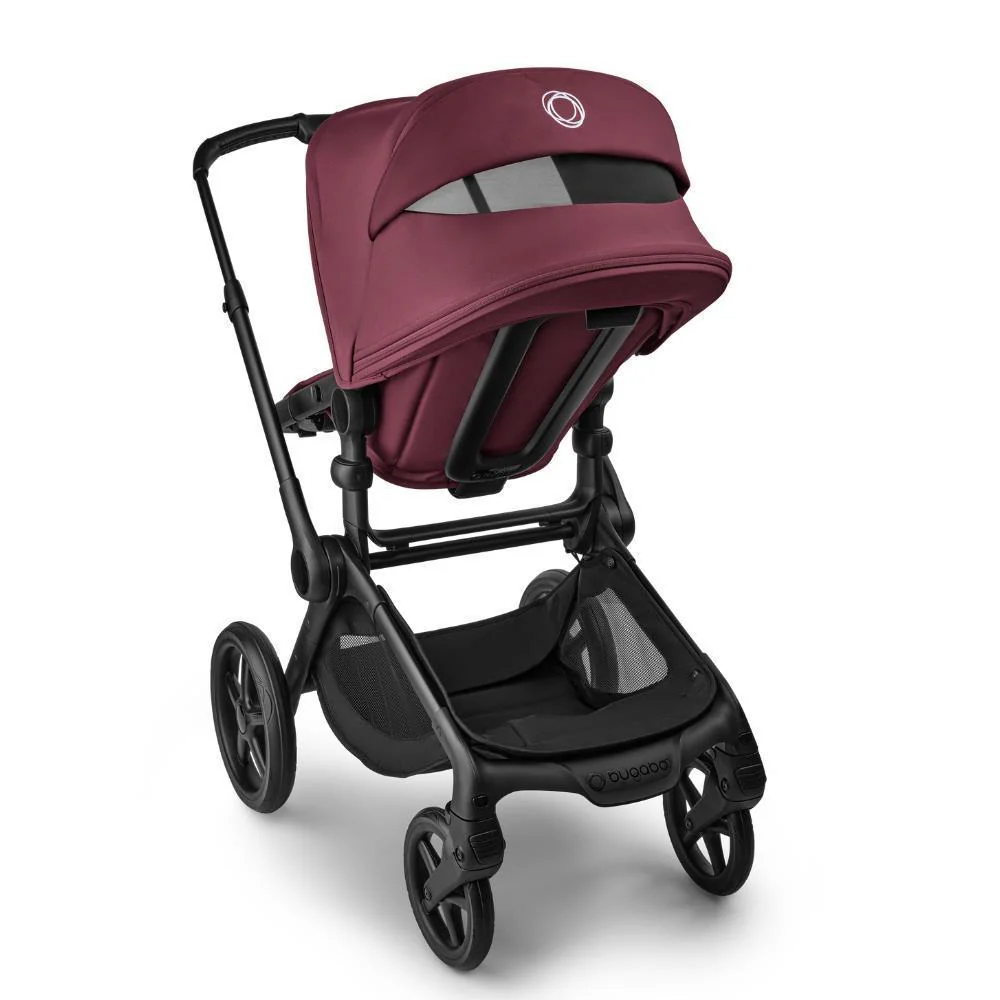 Carrinho Bugaboo Fox 5 Renew Completo Black/Dark Cherry - Image 7