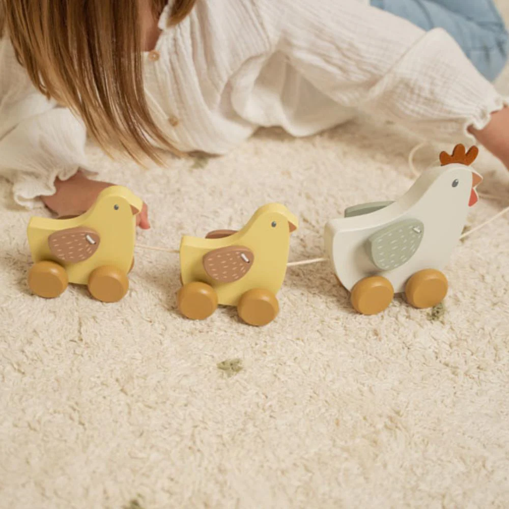 Galinha e Pintainhos para Puxar Little Farm - Image 2