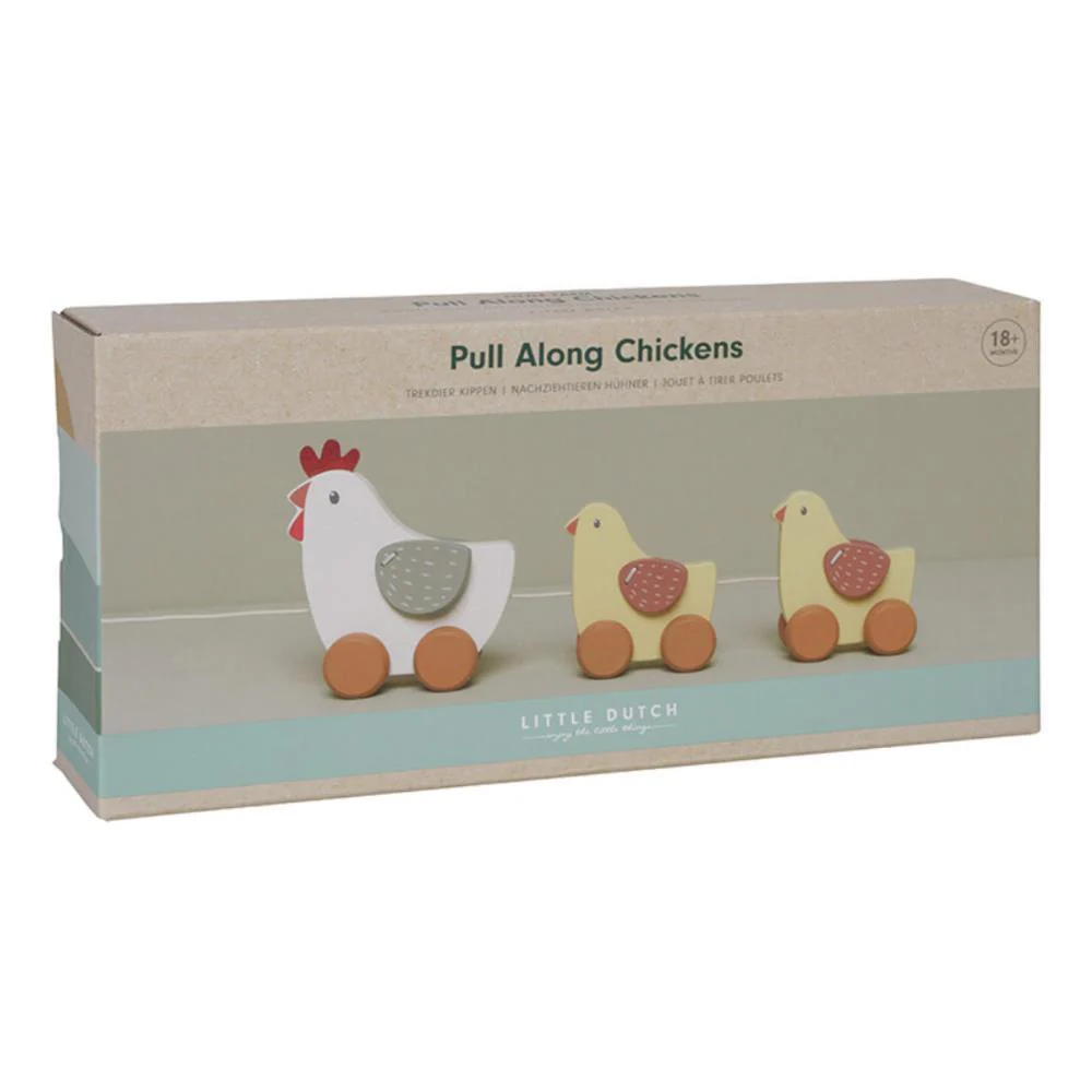 Galinha e Pintainhos para Puxar Little Farm - Image 5