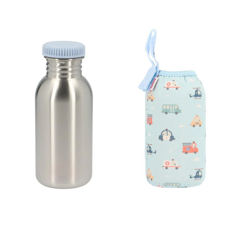 Garrafa em Inox com Forra Neoprene Tutete City Cars 500ml - Image 2