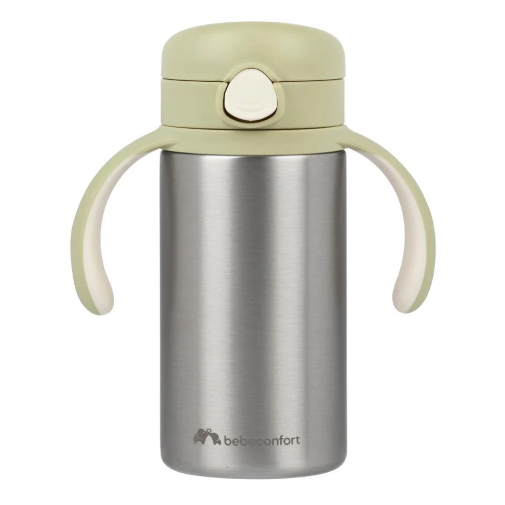 Garrafa Térmica com Asas e Palhinha Bebeconfort Nomad Sand 280ml