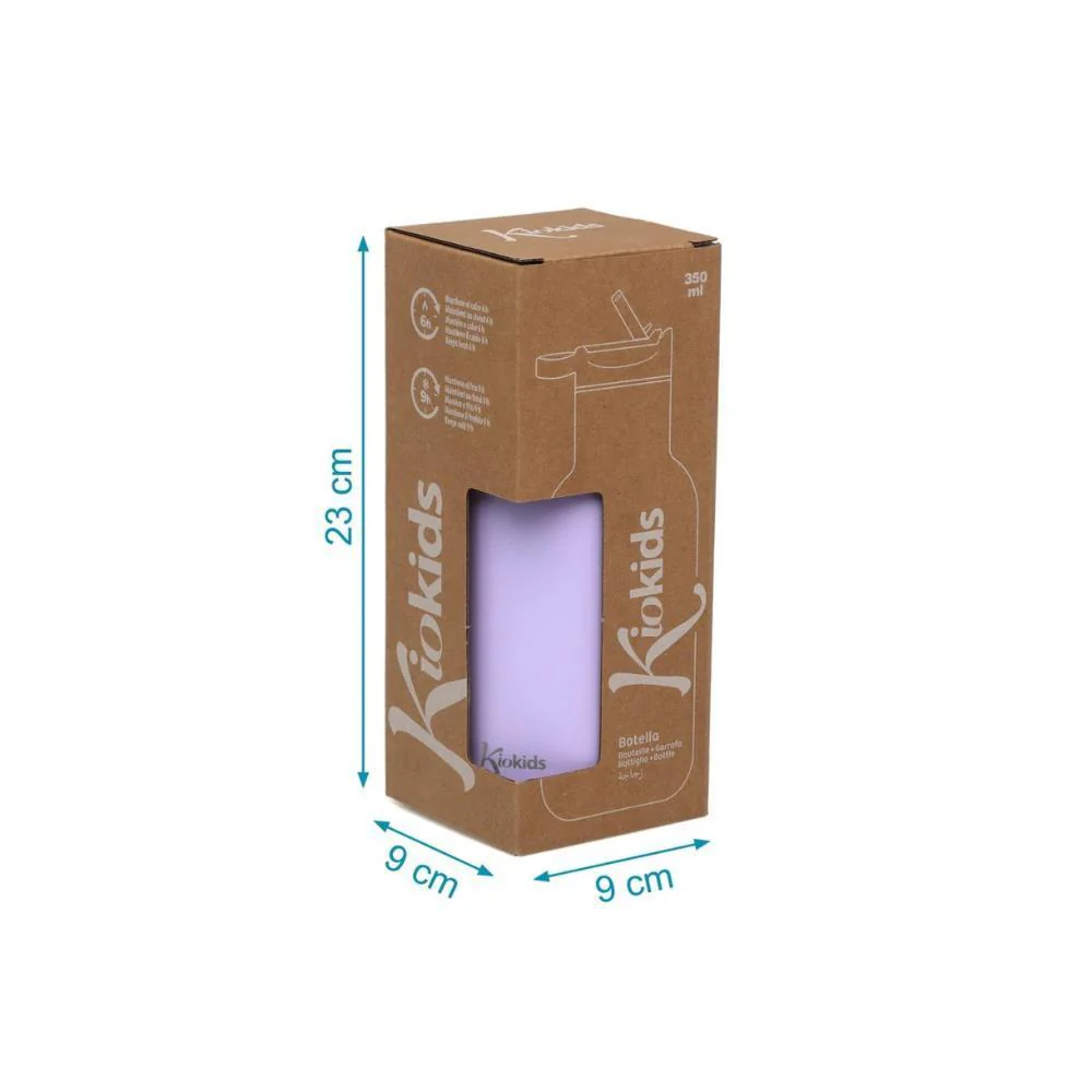 Garrafa Térmica em Inox KioKids Lavanda 350 ml - Image 4