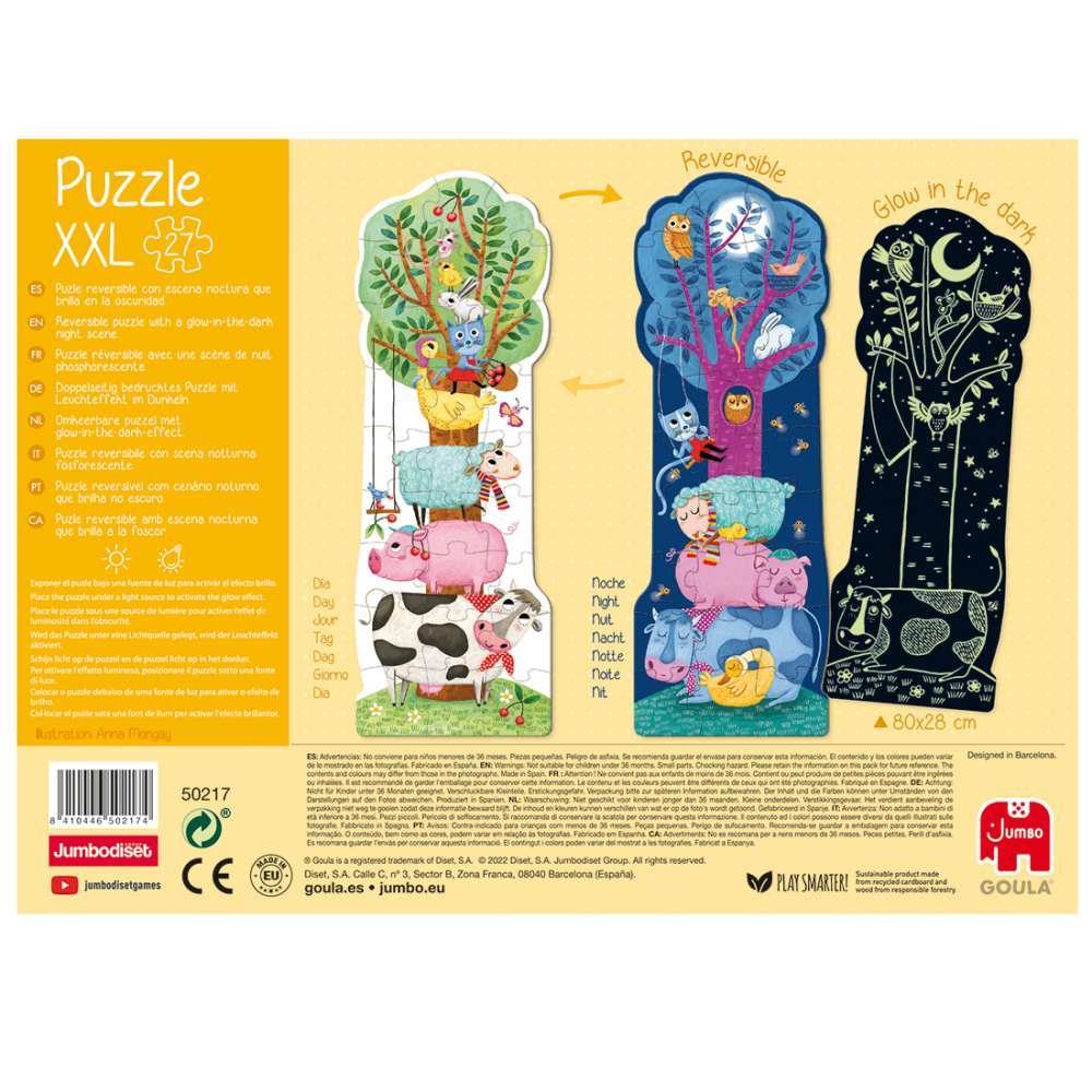 Puzzle Goula XXL Reversível Quinta Dia e Noite 27 Peças - Image 3