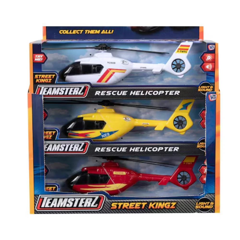 Helicóptero de Resgate Teamsterz Luz e Som - Image 2