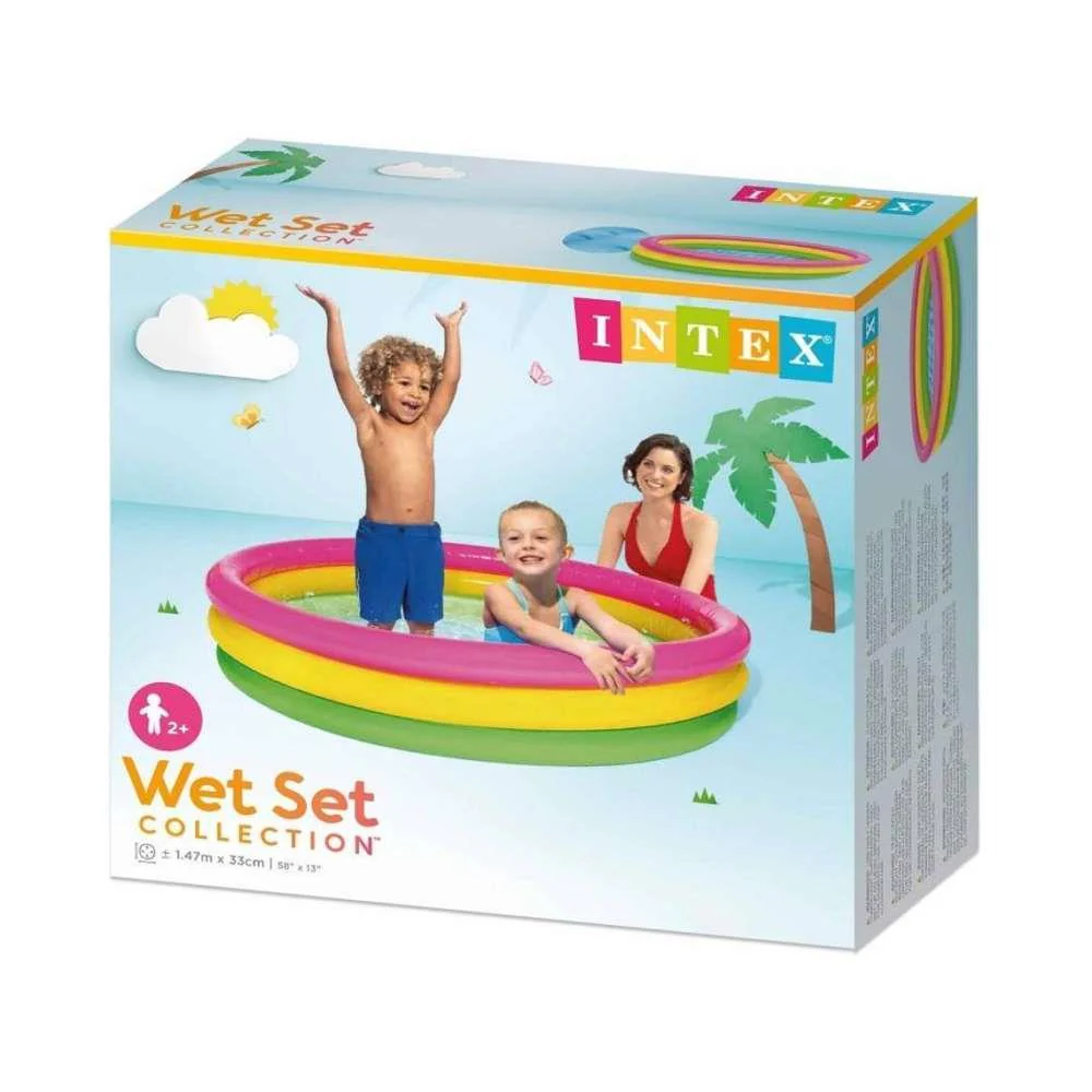 Intex Piscina Insuflável 3 Aros com Cores 147X33 Cm - Image 2