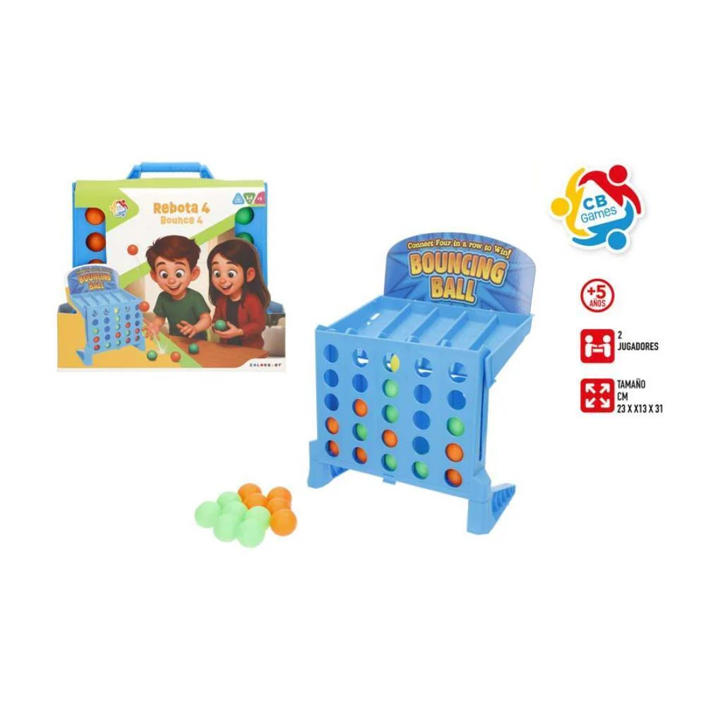 Jogo 4 em Linha CB Games com Bolas Saltitonas - Image 2