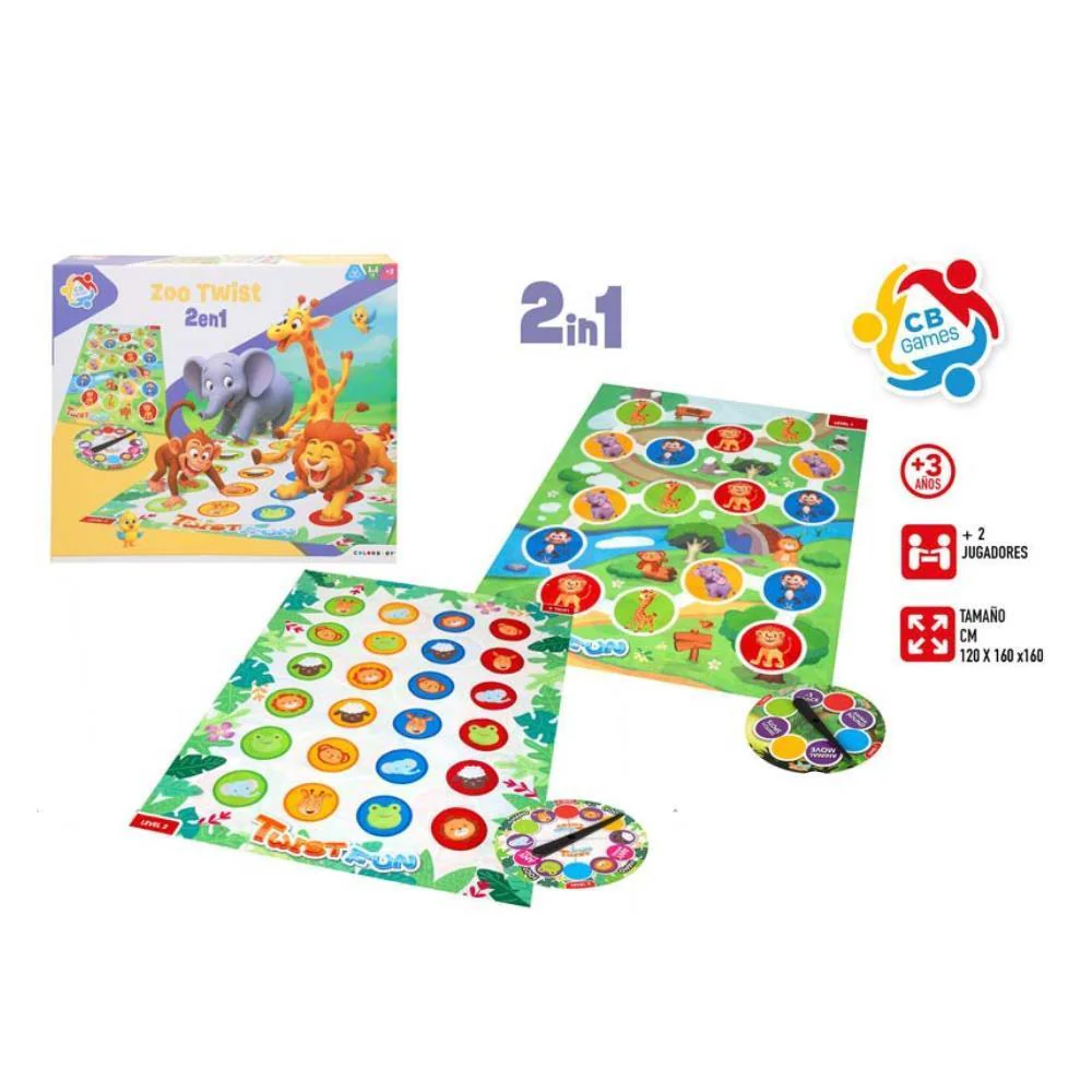 Jogo Twist Fun 2 em 1 Animais do Zoo - Image 5