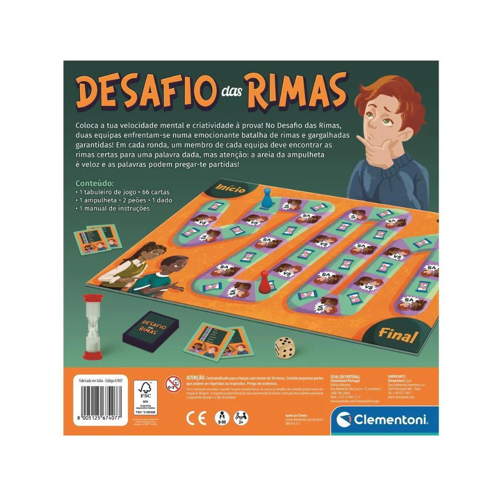 Jogo Clementoni Desafio das Rimas - Image 4