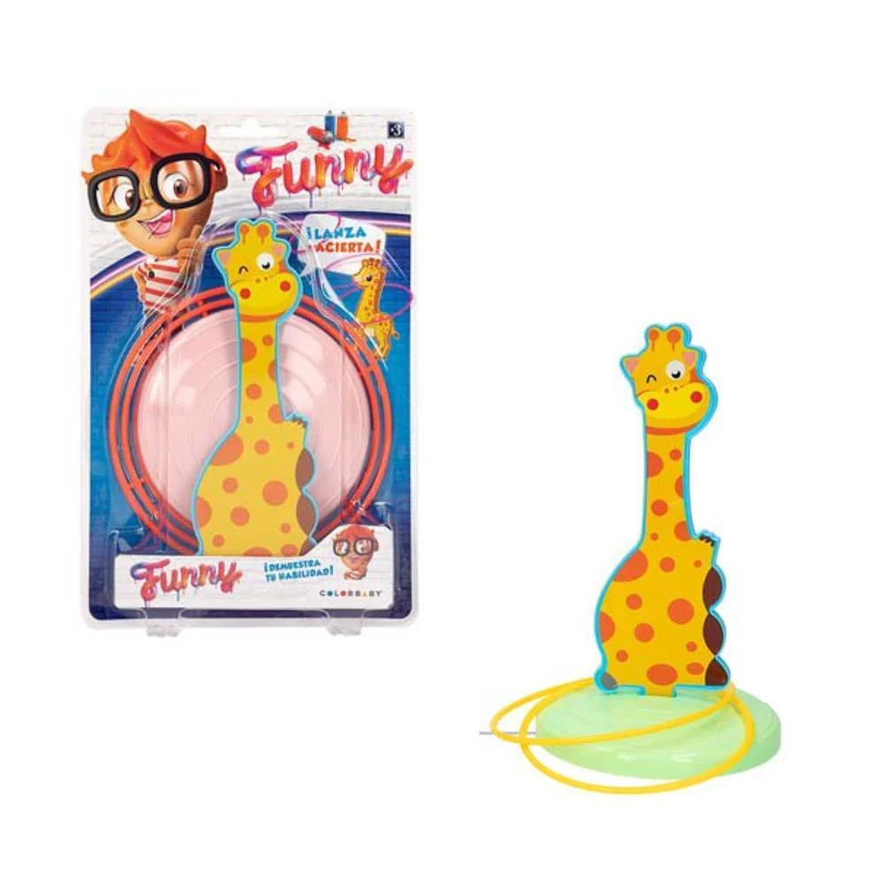 Jogo de Lançar Argolas na Girafa Funny