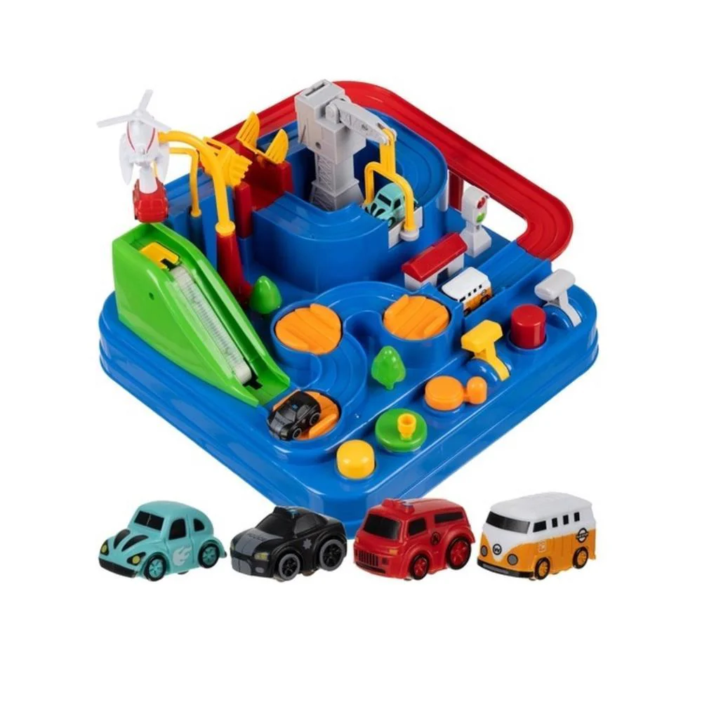Jogo de Pista com Obstáculos e 4 veículos - Image 2