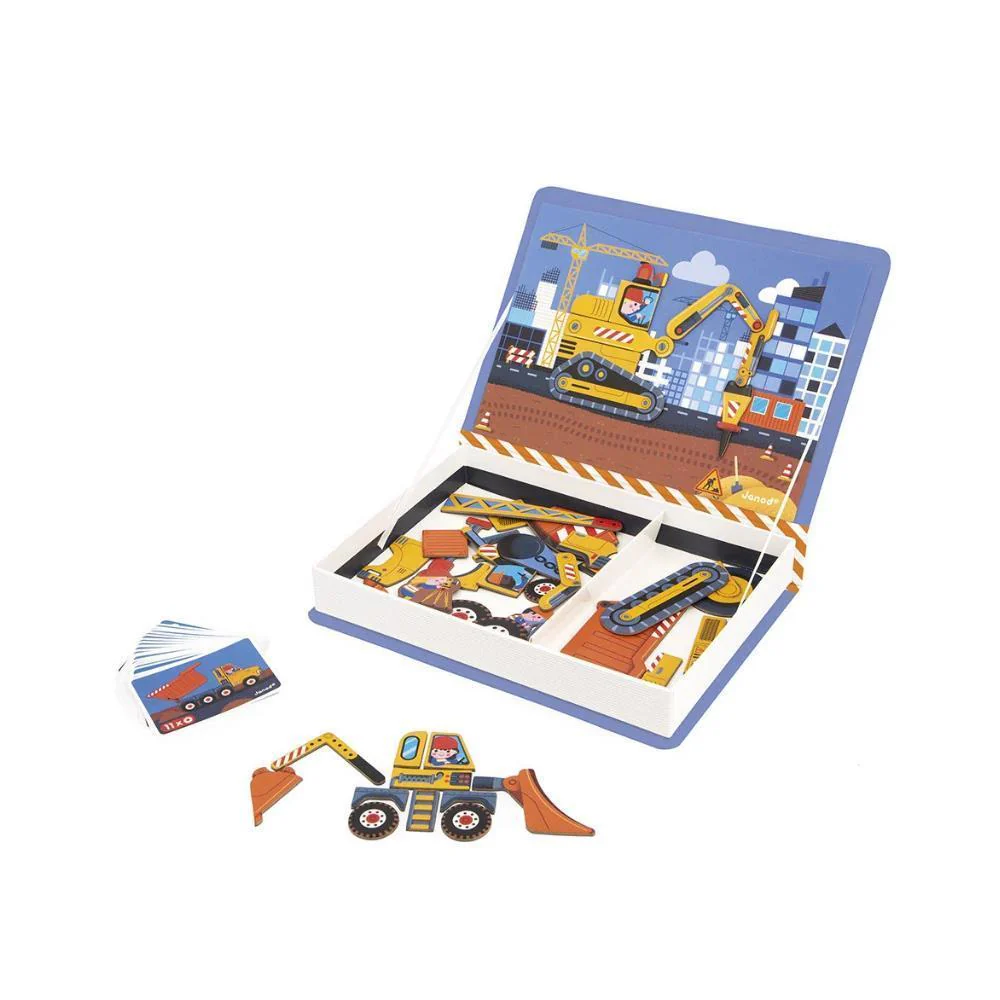 Jogo Janod MagnetiBook Construção - Image 2