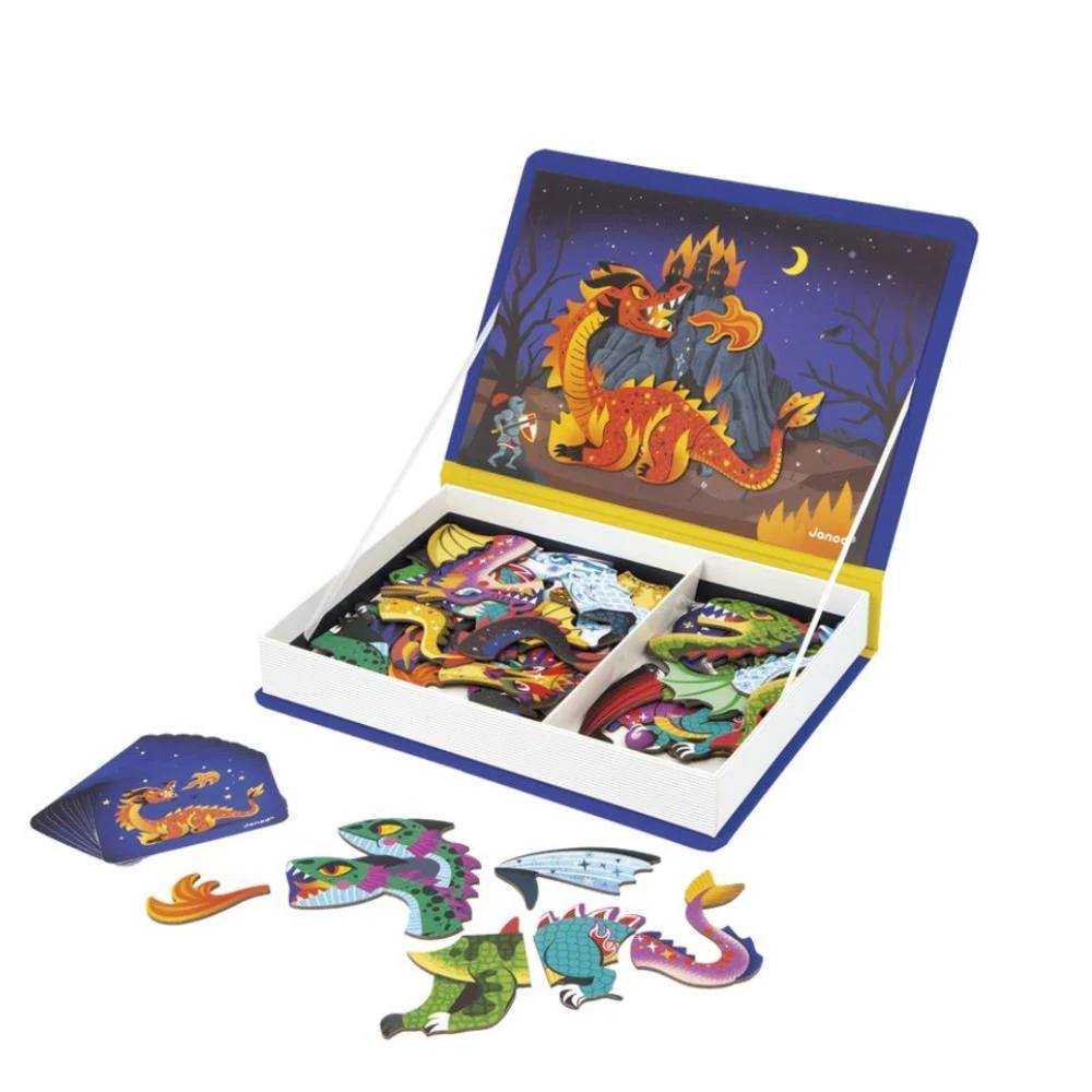 Jogo Janod MagnetiBook Dragões - Image 2
