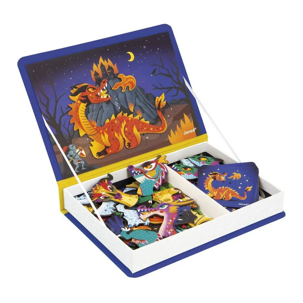 Jogo Janod MagnetiBook Dragões - Image 3
