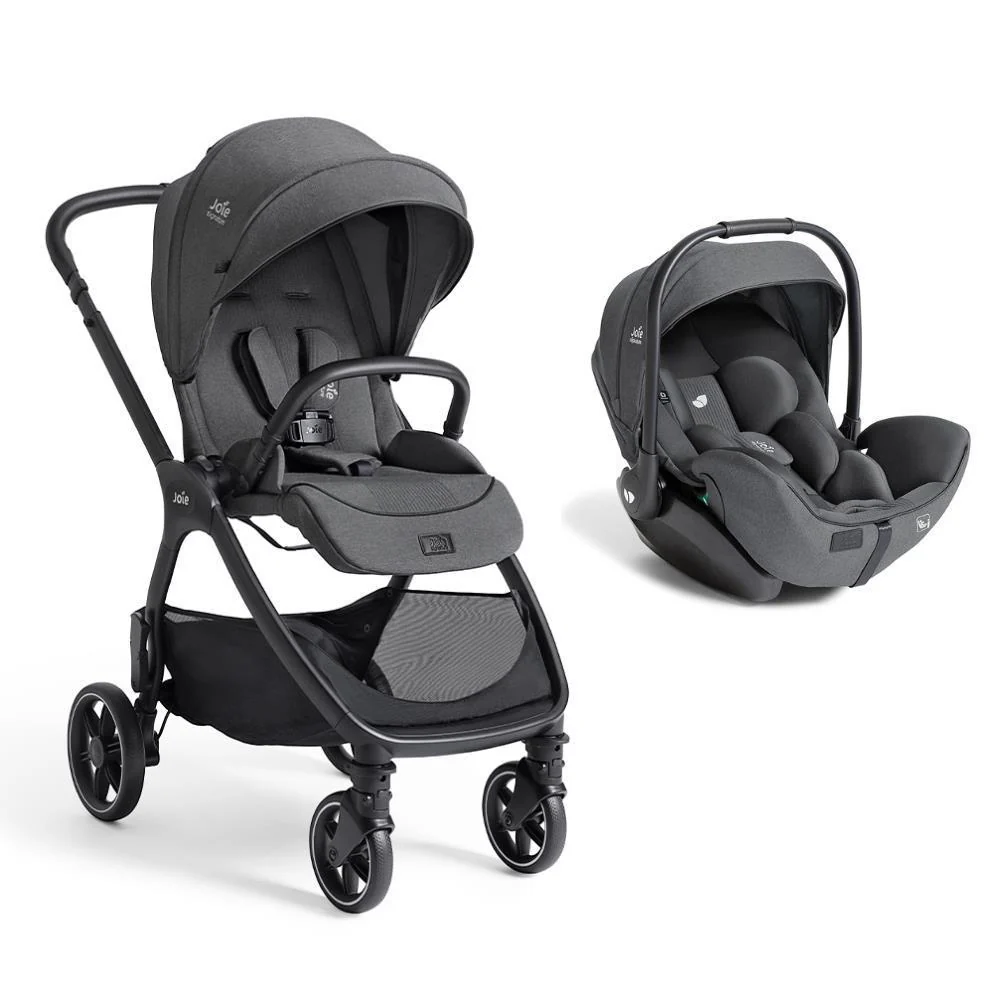 Joie Duo Carrinho Valora + i-Level Pro 40-87cm Signature Ebony