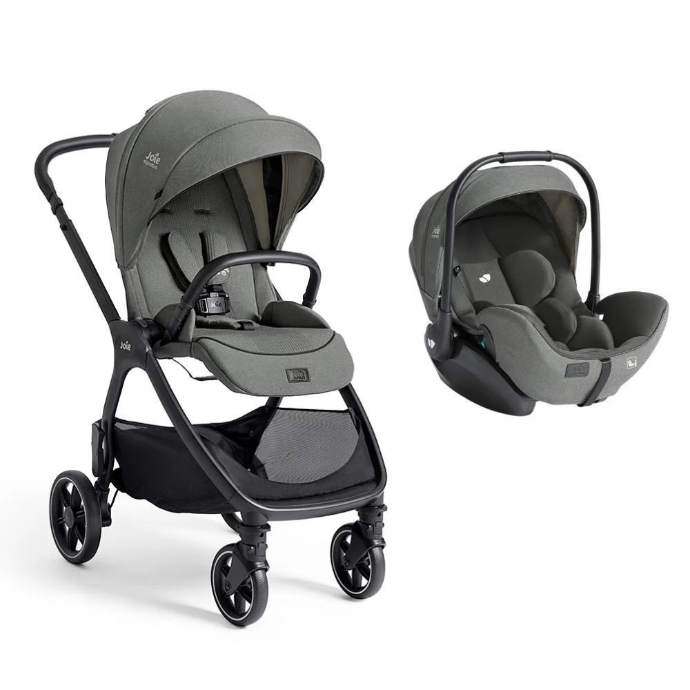 Joie Duo Carrinho Valora + i-Level Pro 40-87cm Signature Evergreen
