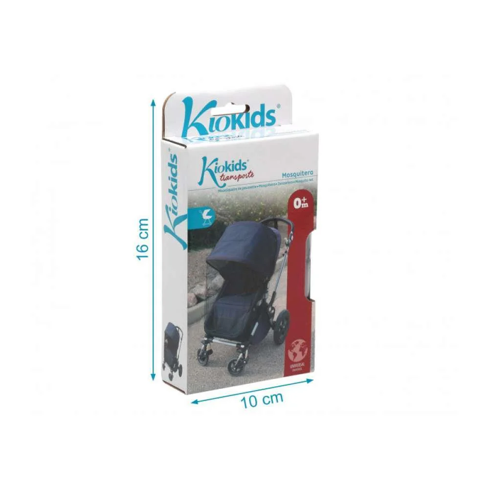 Kiokids Rede Mosquiteiro para Carrinhos Preto - Image 3
