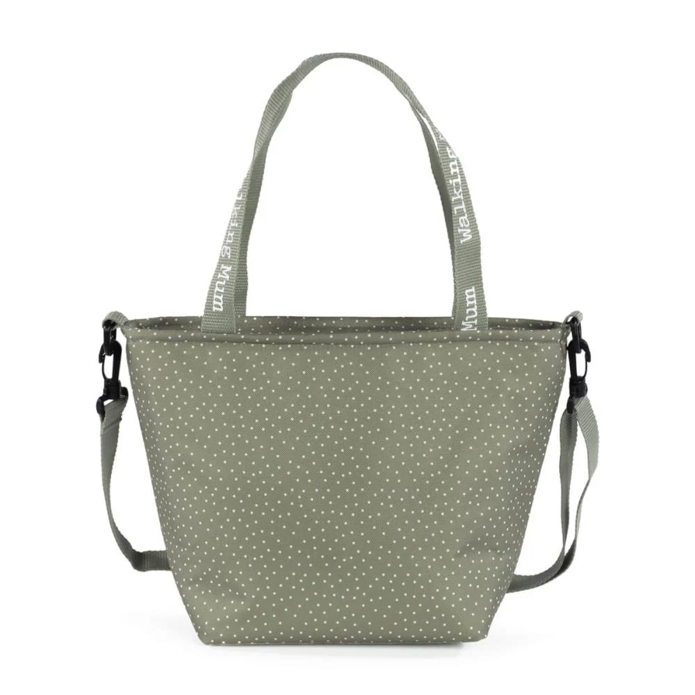 Lancheira Térmica XL Walking Mum Polka Dot Poppy Moss - Image 4