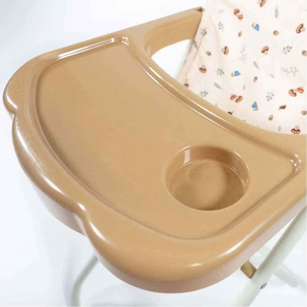 Cadeira da Papa com Tabuleiro para Boneca La Nina Alex Bege - Image 2