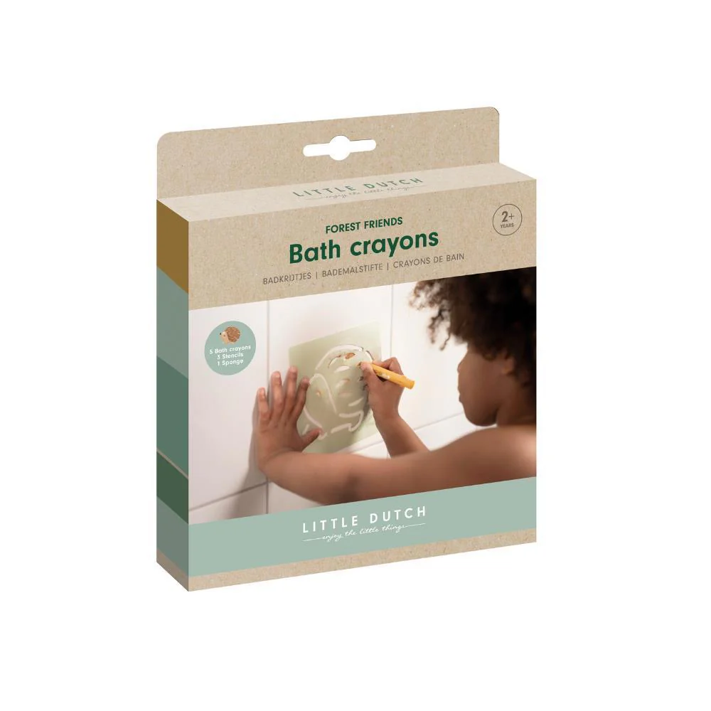 Lápis de Cera para Banho Little Dutch Forest Friends