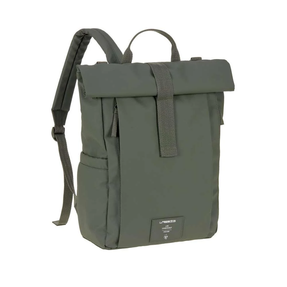 Mochila Green Label Rolltop Up Olive - Image 2