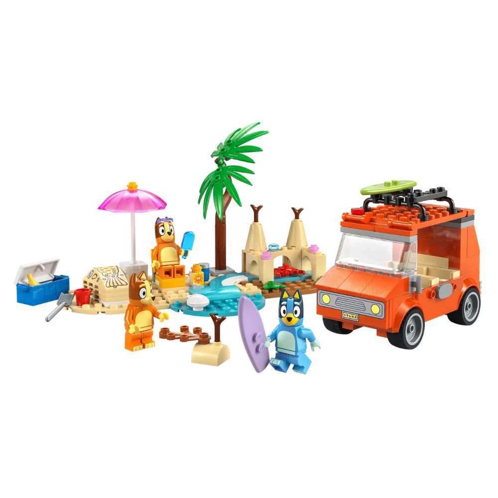 Lego Bluey Viagem de Carro à Praia com a Família 133 Peças - Image 2