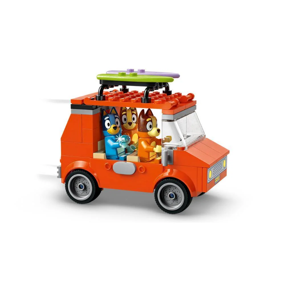 Lego Bluey Viagem de Carro à Praia com a Família 133 Peças - Image 3