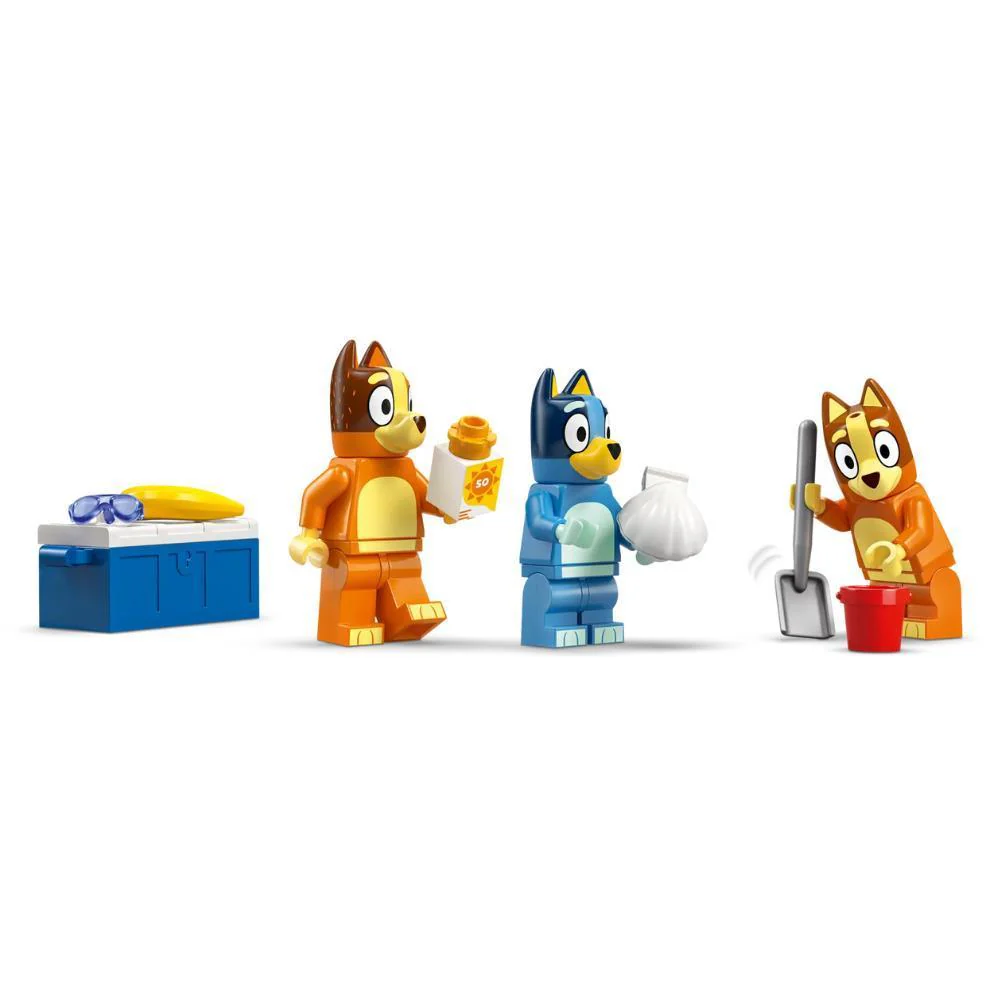 Lego Bluey Viagem de Carro à Praia com a Família 133 Peças - Image 4