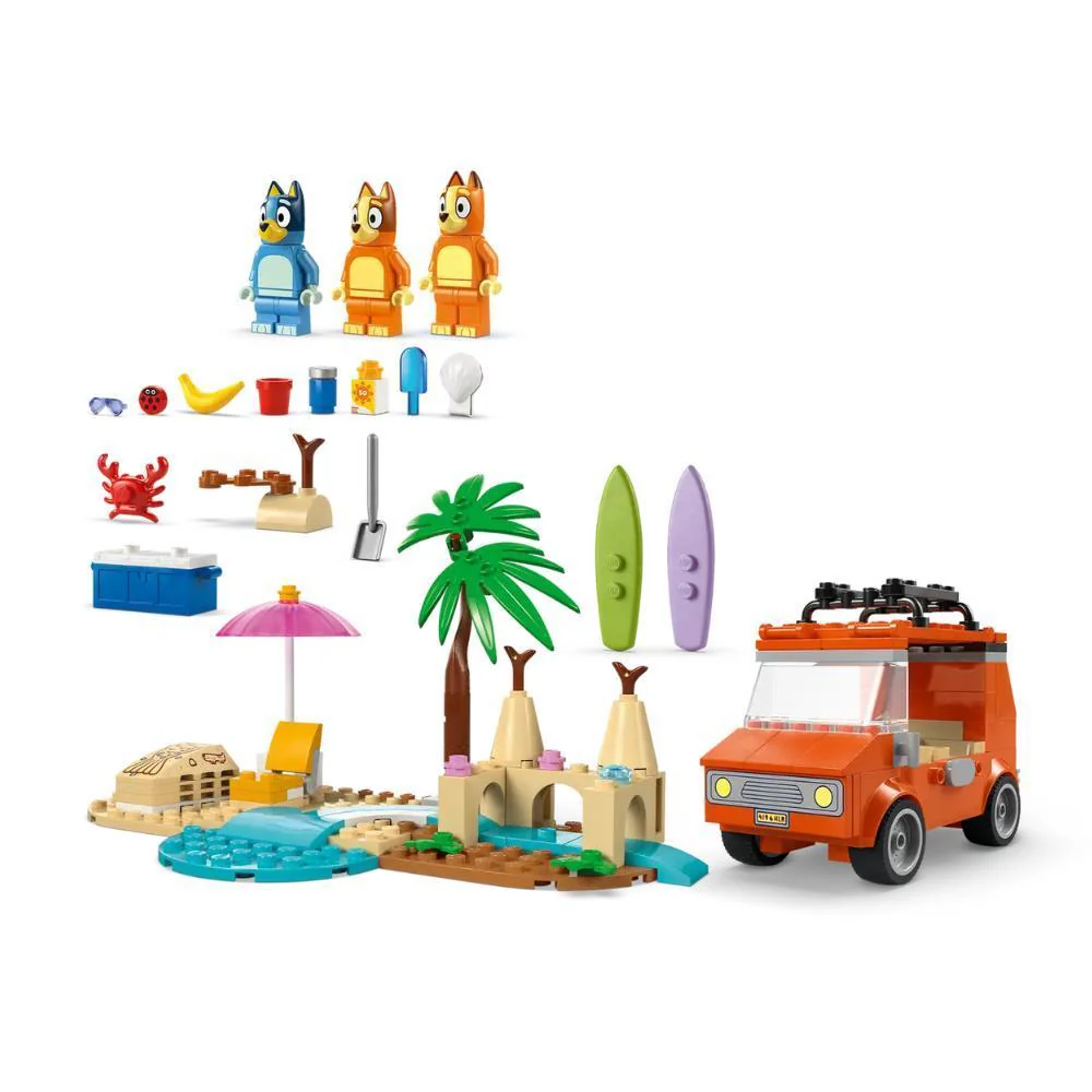 Lego Bluey Viagem de Carro à Praia com a Família 133 Peças - Image 6