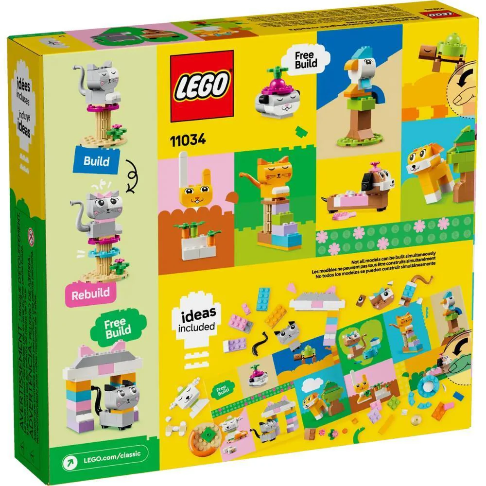Lego Classic Animais de Estimação Criativos 450 Peças - Image 12