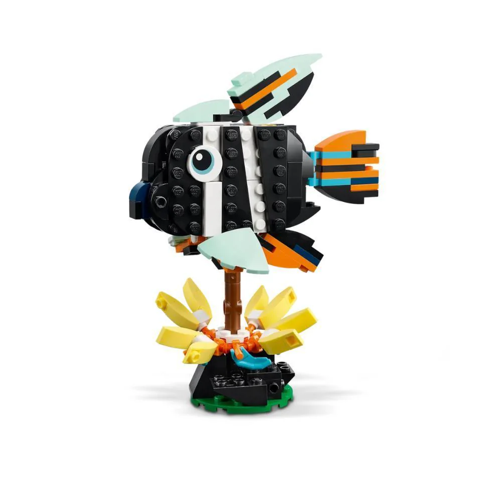 Lego Creator 3em1 Animais Selvagens Tucano Tropical 225 Peças - Image 4