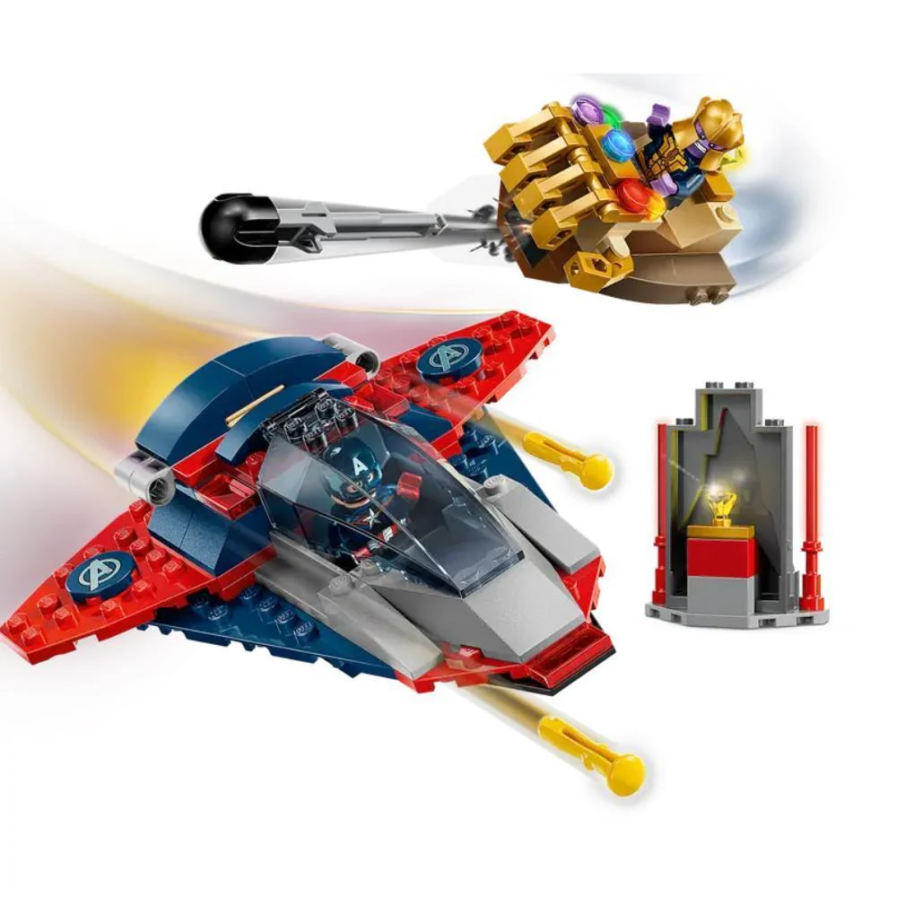 Lego Marvel Capitão América Contra Thanos 107 Peças - Image 3