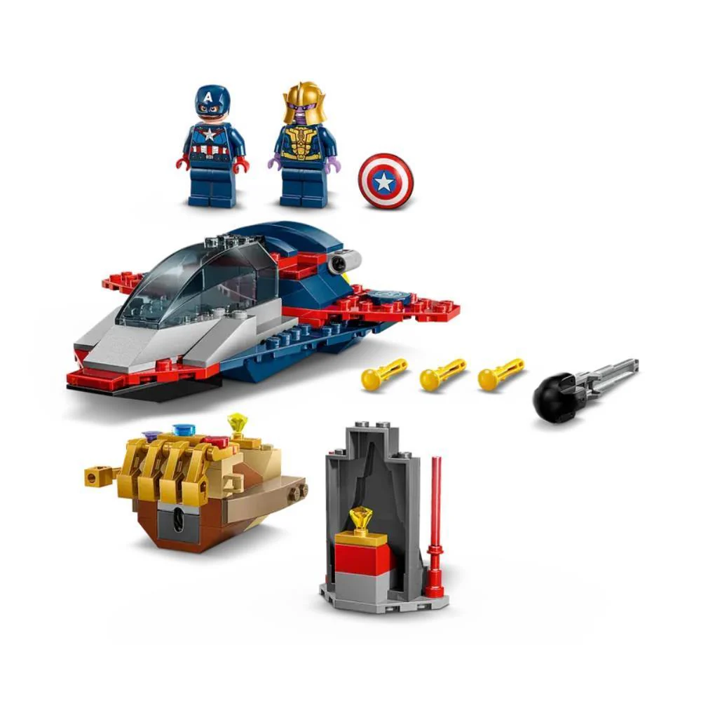 Lego Marvel Capitão América Contra Thanos 107 Peças - Image 4