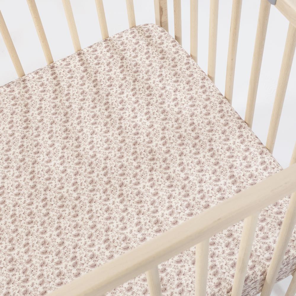 Lençol Ajustável Walking Mum Gala Cerise para Berço/Cama 120x60cm - Image 3