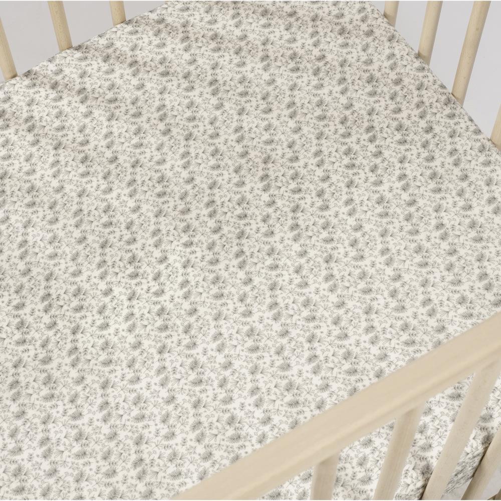 Lençol Ajustável Walking Mum Gala Mint para Berço/Cama 120x60cm - Image 3