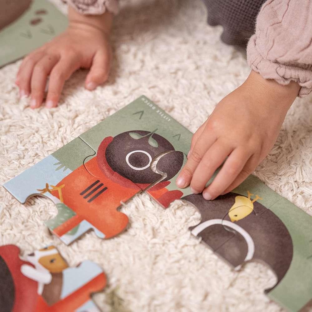 4 Puzzles com 4-16 Peças Little Dutch Little Farm - Image 4