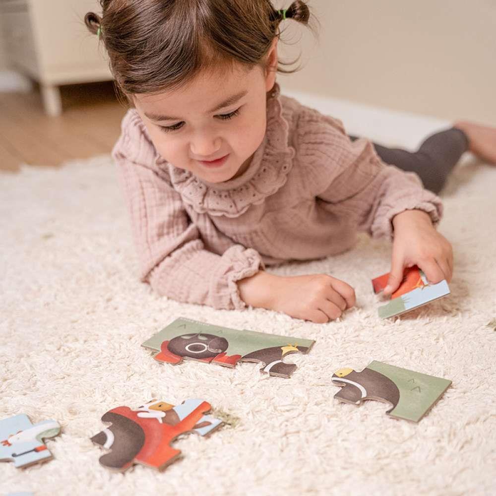 4 Puzzles com 4-16 Peças Little Dutch Little Farm - Image 5