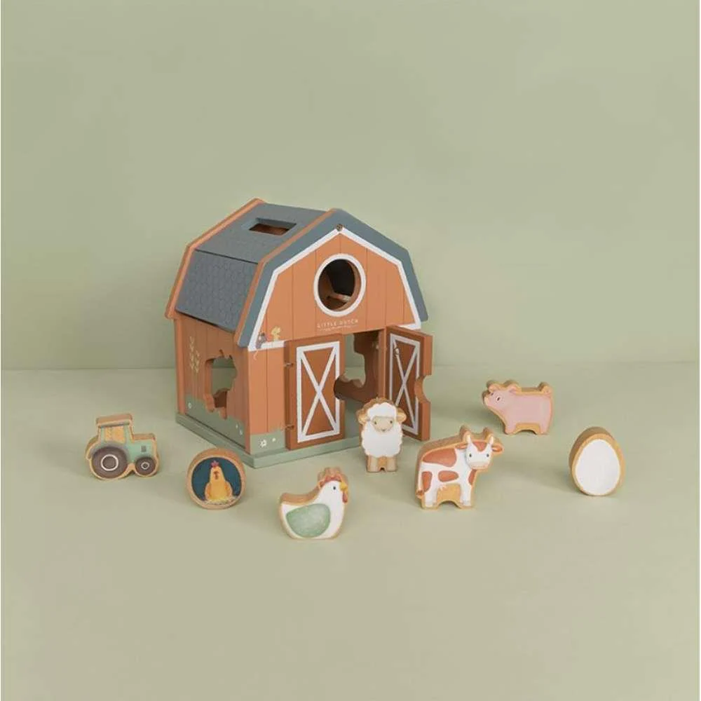 Estábulo de Encaixe com Formas Little Farm - Image 3
