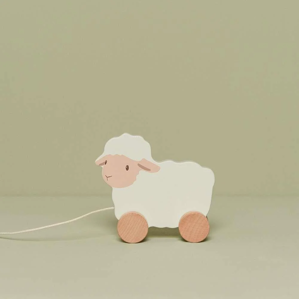 Ovelha Little Dutch Little Farm para Puxar em Madeira - Image 3