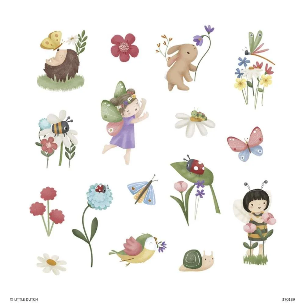 Tatuagens Temporárias Little Dutch Rosa & Friends - Image 2