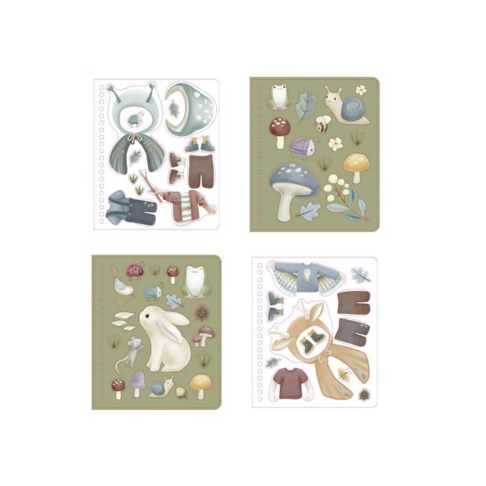 Livro Little Dutch Dress Me Up Jim & Friends Forest Friends - Image 2