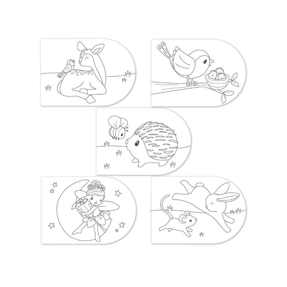 Livro para Colorir com Aguarelas Little Dutch Fairy Garden - Image 2
