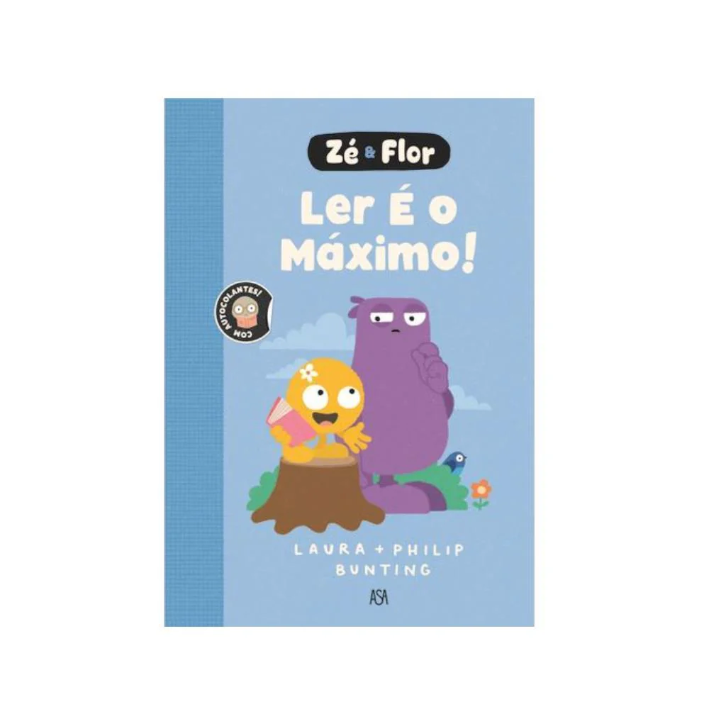 Livro Zé & Flor Ler é o Maximo!