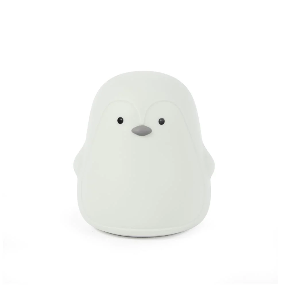 Luz de Presença em Silicone Walking Mum Penguin Mint
