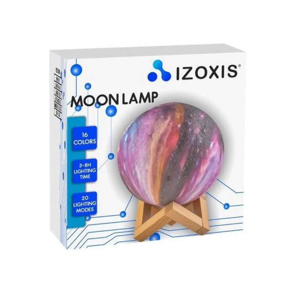 Luz de Presença Izoxis Lua com Suporte e USB RC 15 cm - Image 2