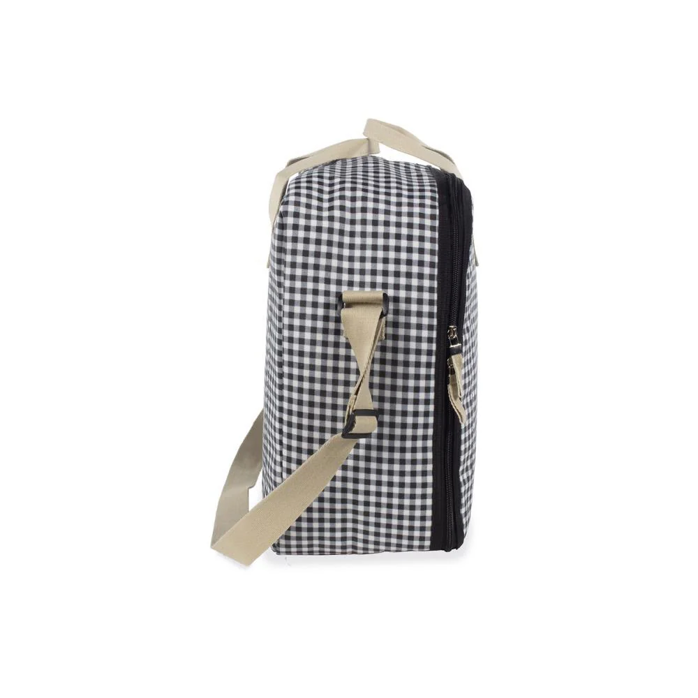 Mala de Maternidade Walking Mum I Love Vichy Preto - Image 3