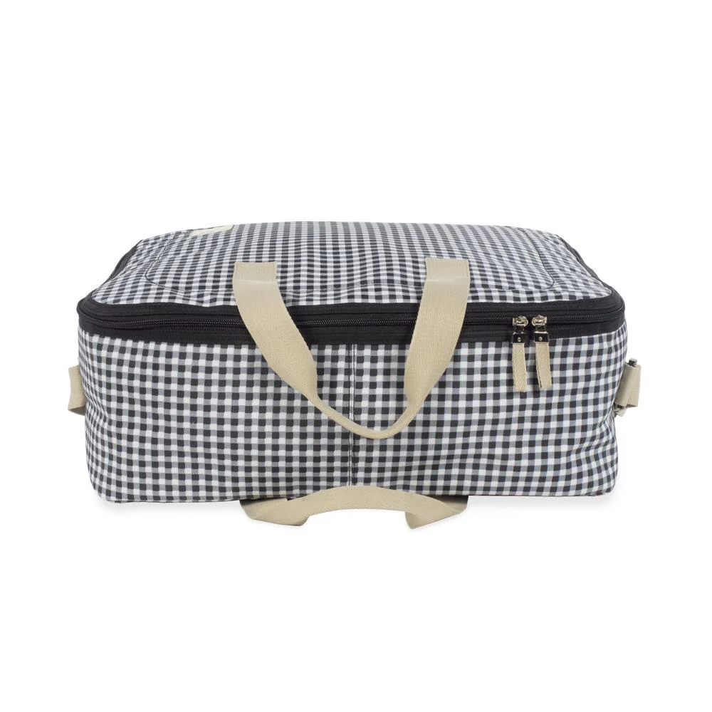Mala de Maternidade Walking Mum I Love Vichy Preto - Image 5