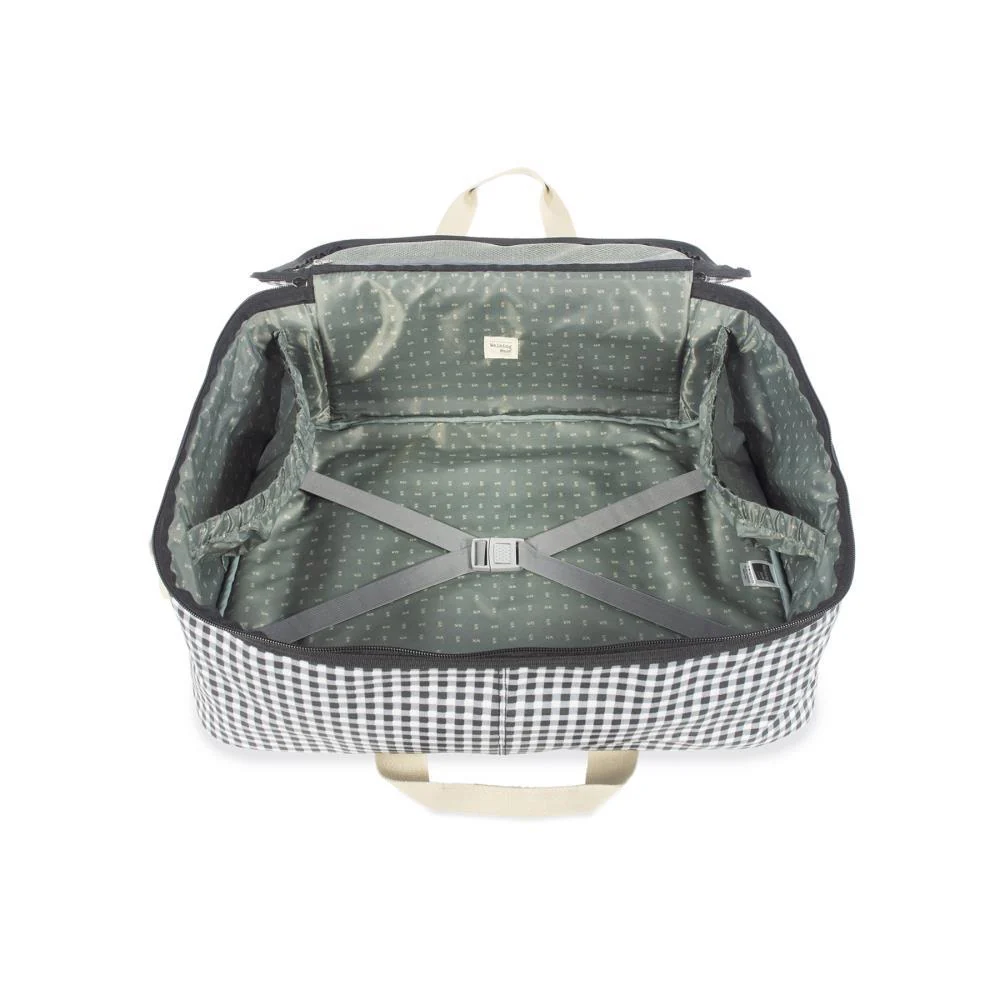Mala de Maternidade Walking Mum I Love Vichy Preto - Image 6