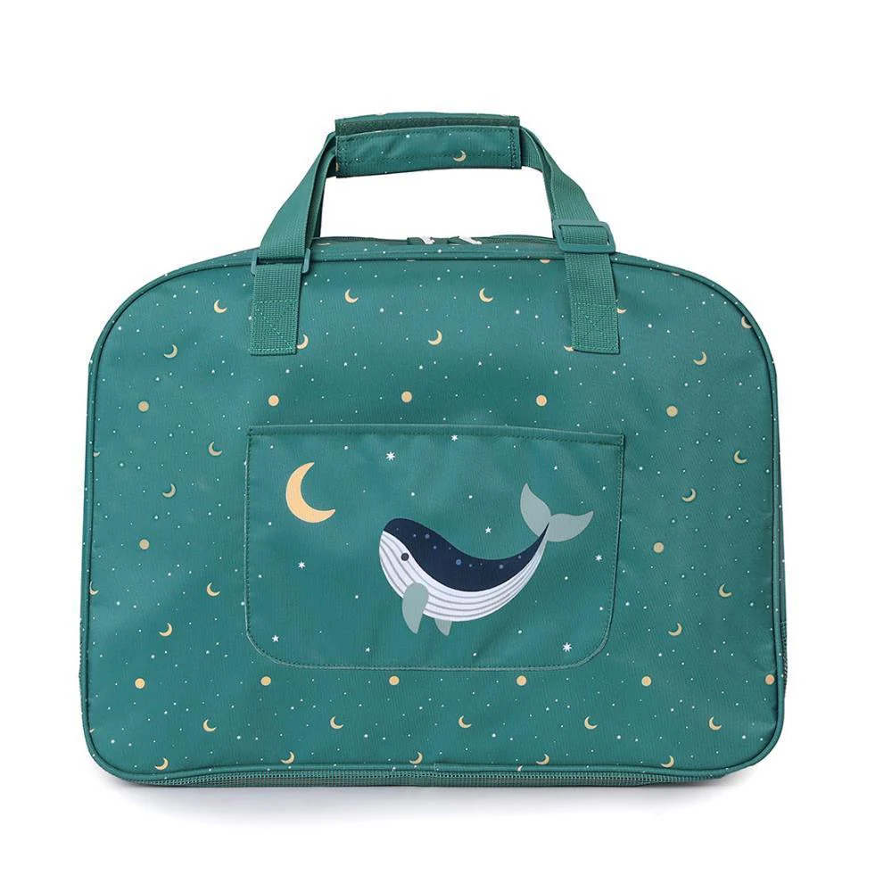 Mala de Praia com Rede Anti-Areia Monnëka Whale Teal