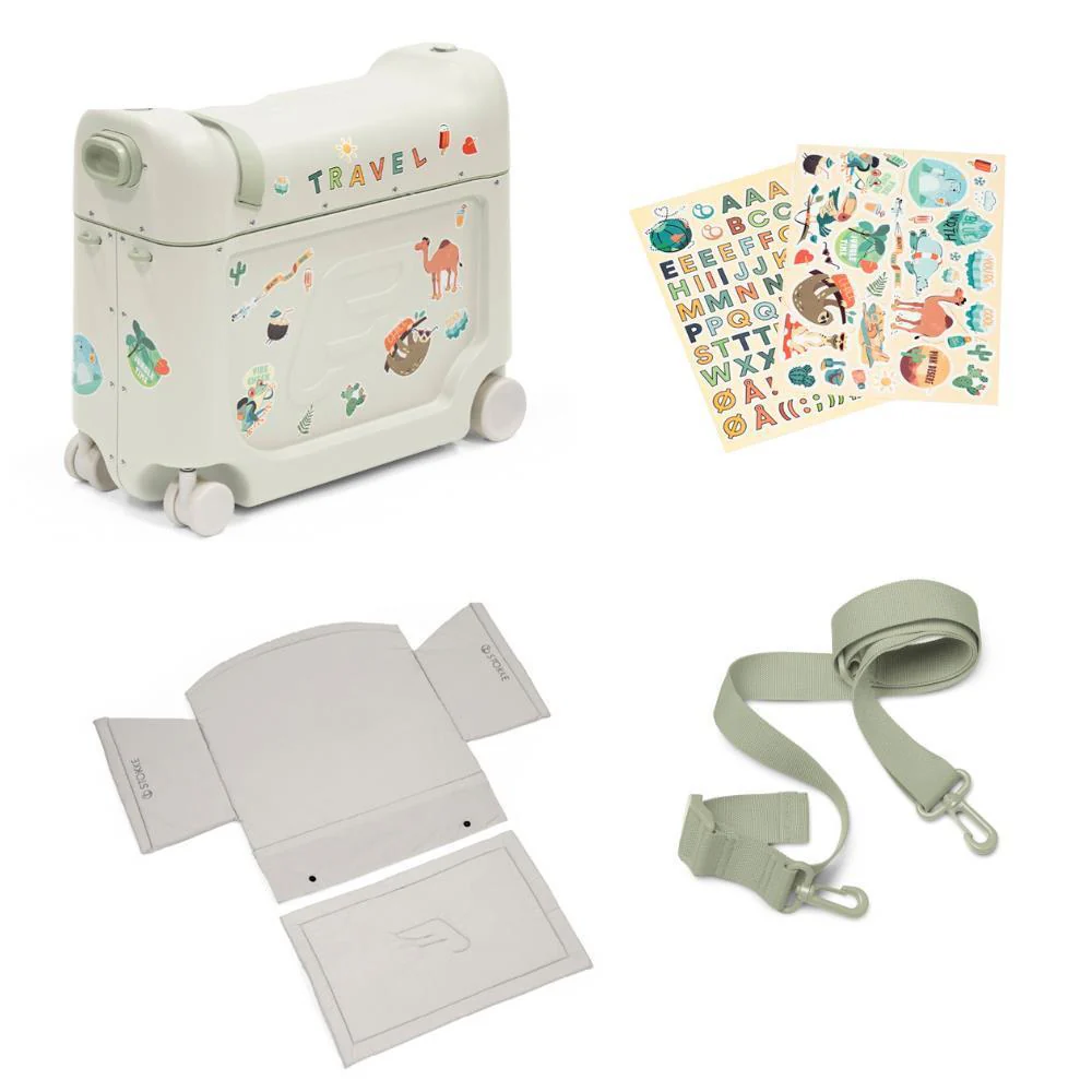 Mala de Viagem Stokke JetKids BedBox Ride-On Sea Green - Image 2